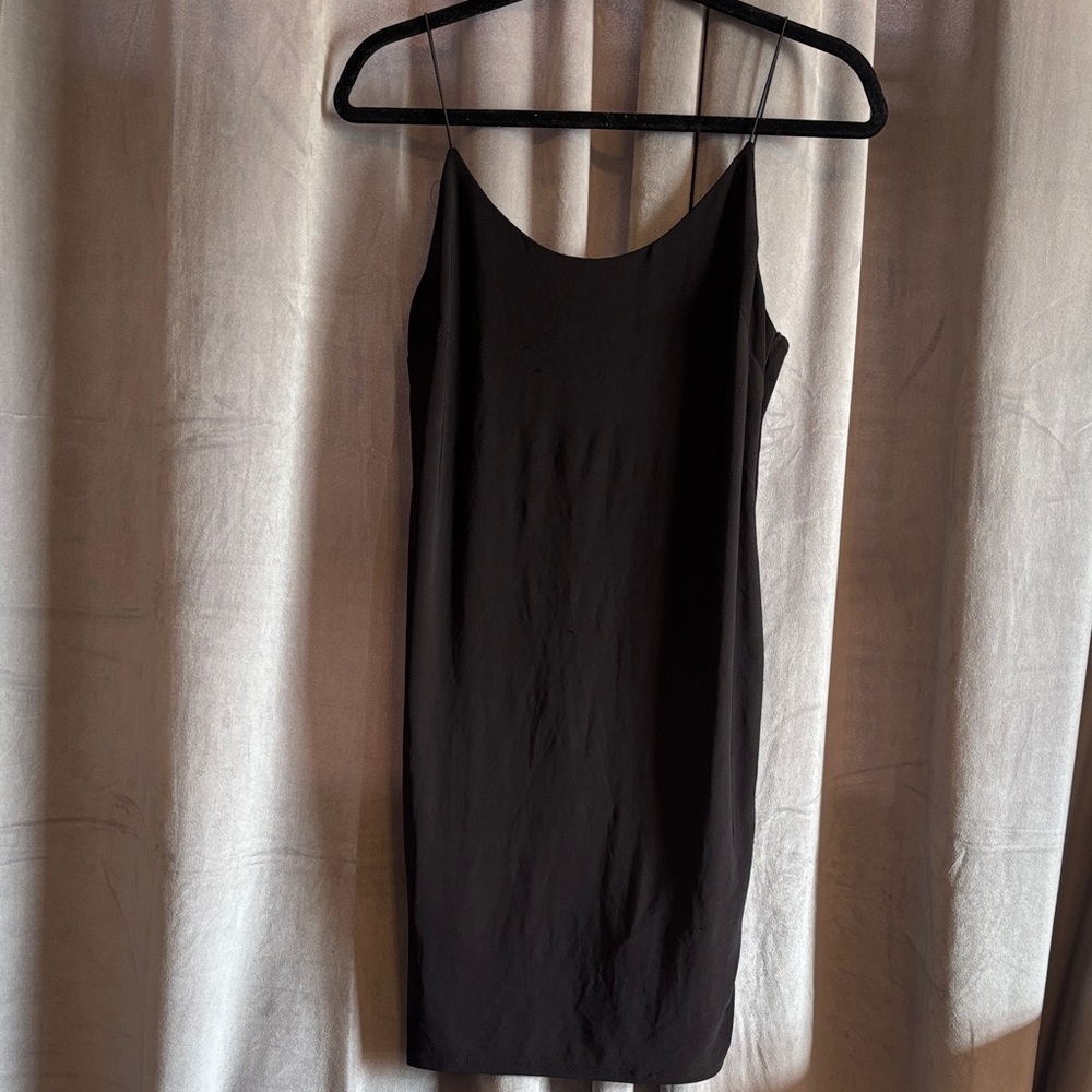 Revamped Classic Black Backless Dress